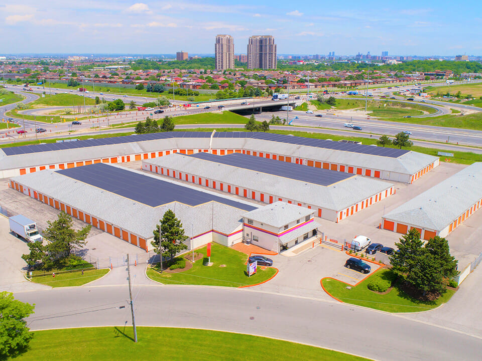 Public Storage Mississauga - Nashua Dr - Panoramic aerial view